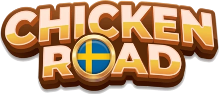 Chicken Road logotyp med svensk flagga