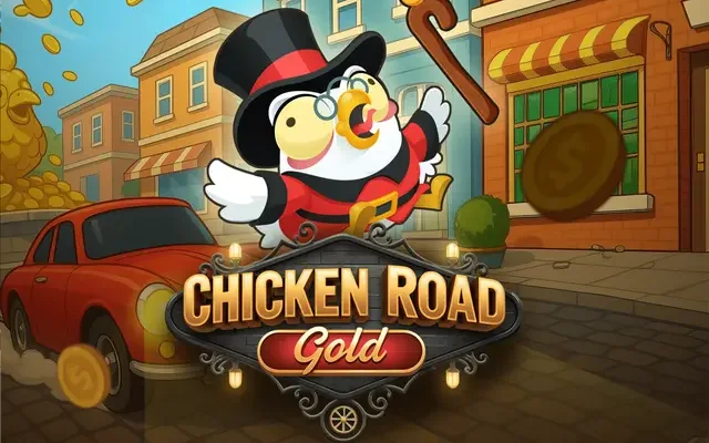 Banner för Chicken Road Gold